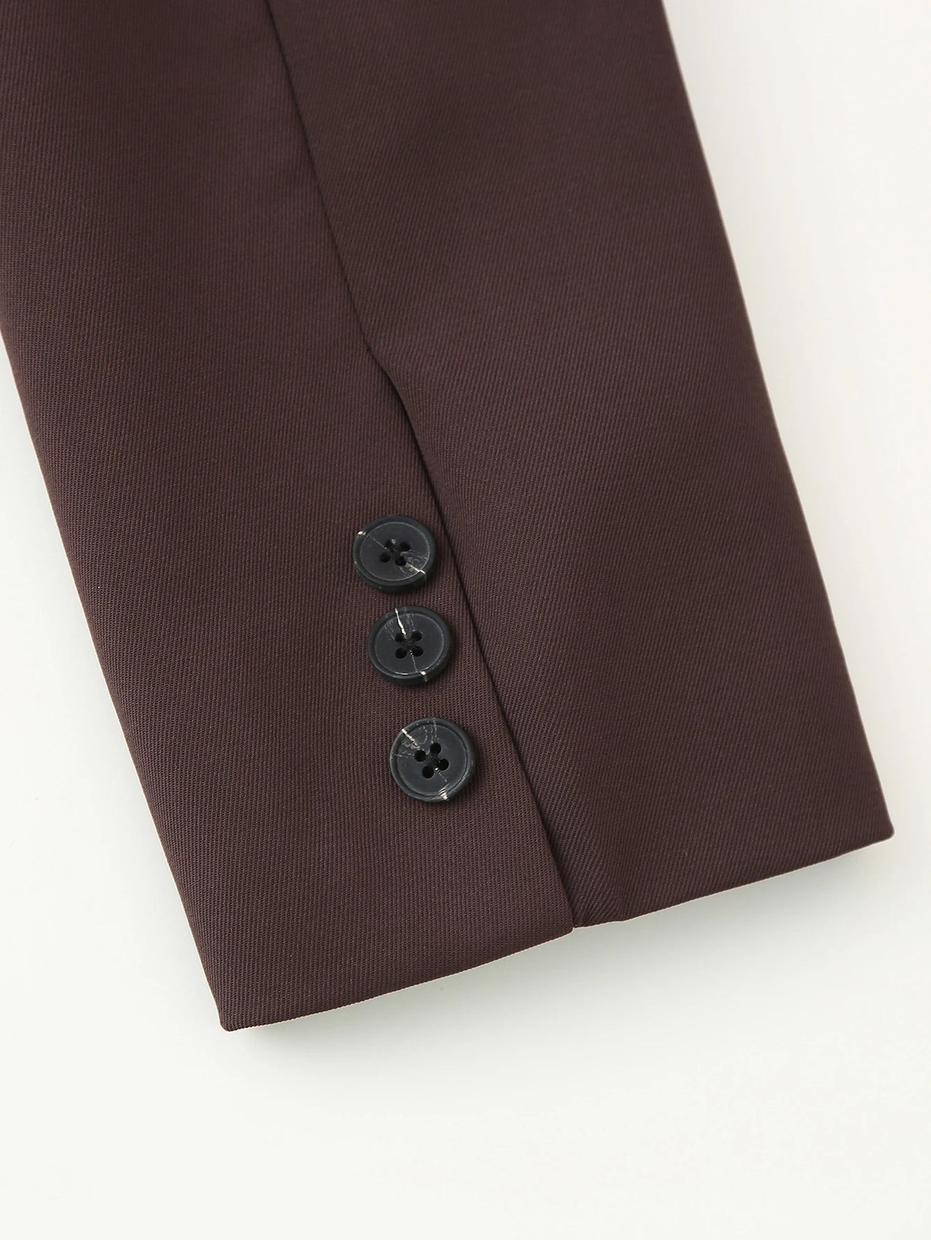 Veste de costume femme HH, élégante et unie, col à revers, deux boutons, manches longues, coupe slim et courte