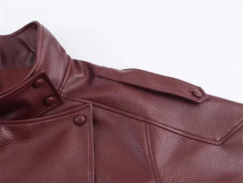 Perfecto Street-Chic en Simili Cuir