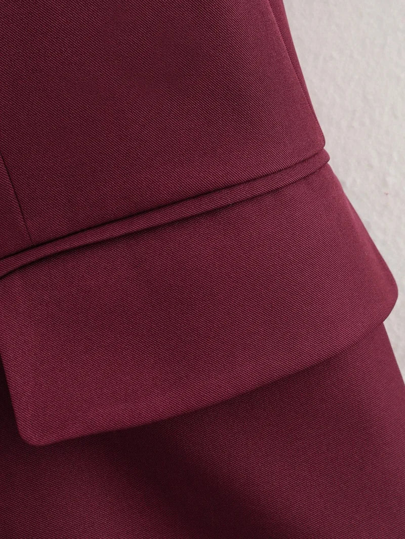 Blazer long droit pour femme, manteau d’hiver, veste extérieure streetwear pour femme, manches longues.