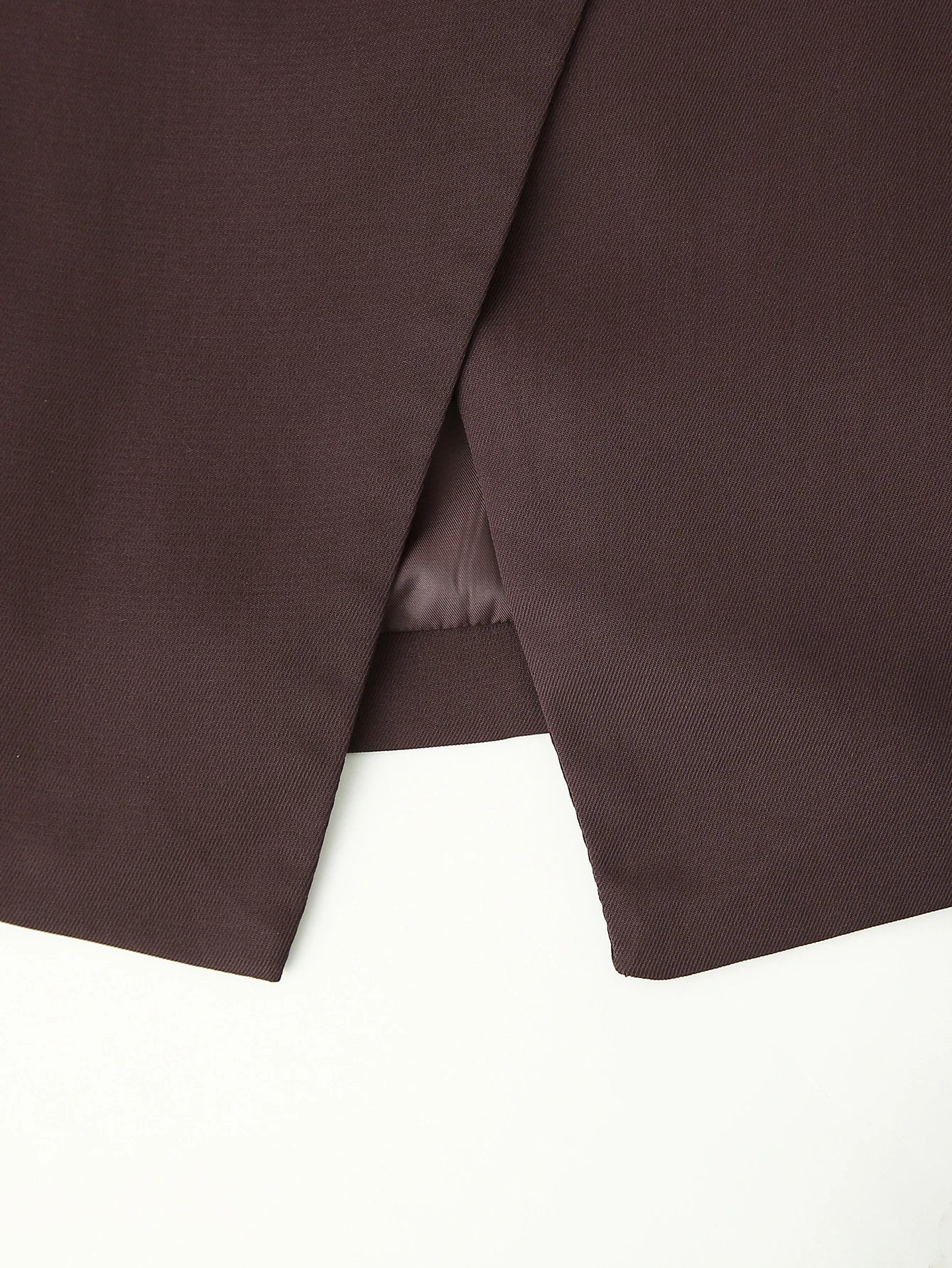 Veste de costume femme HH, élégante et unie, col à revers, deux boutons, manches longues, coupe slim et courte