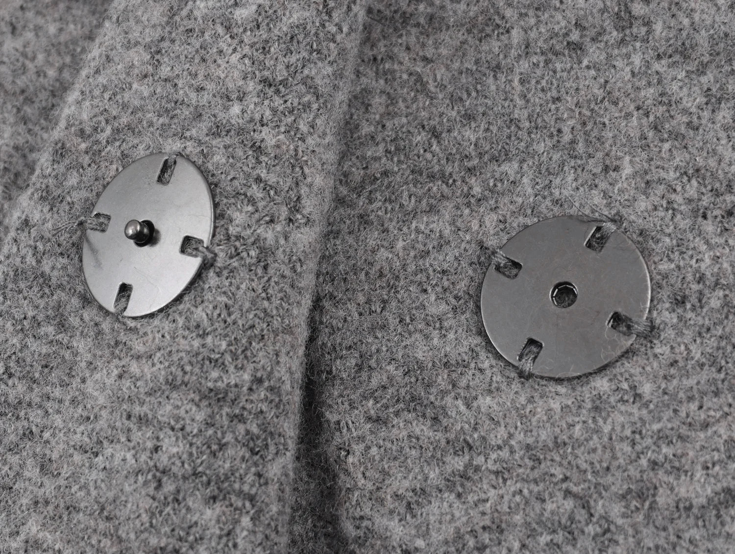 Ensemble jupe & pull gris texturé - chic d'automne