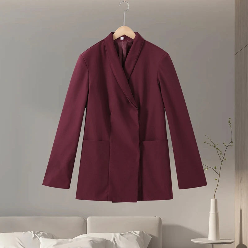 Blazer femme à ceinture, chic et décontracté pour l’été