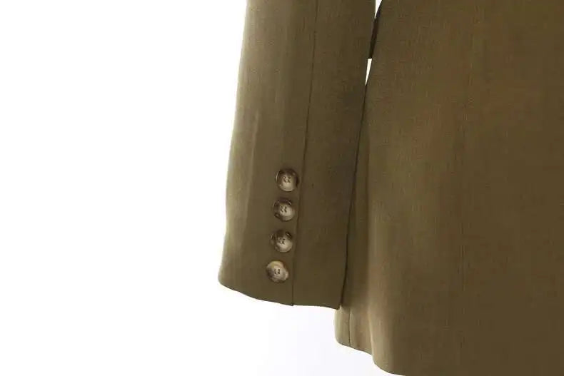 Blazer asymétrique à taille ceinturée, design unique et tendance pour le printemps