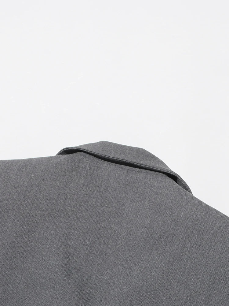 Blazer femme patchwork à nœuds, chic et raffiné pour toutes occasions