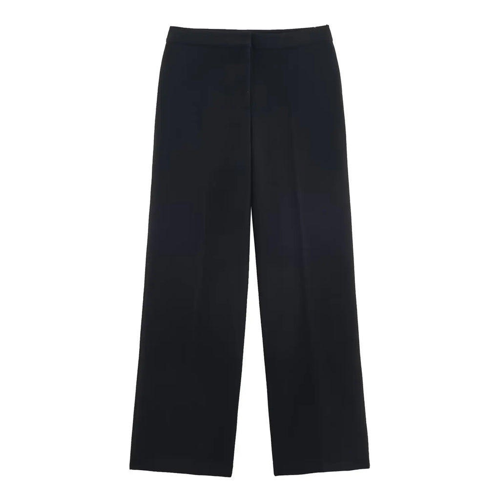 Ensemble femme 2 pièces – Blazer à manches longues avec boucle + pantalon droit – Tenue chic et élégante.