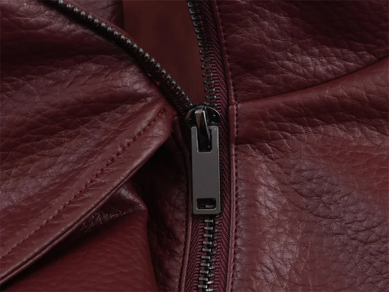 Perfecto Street-Chic en Simili Cuir