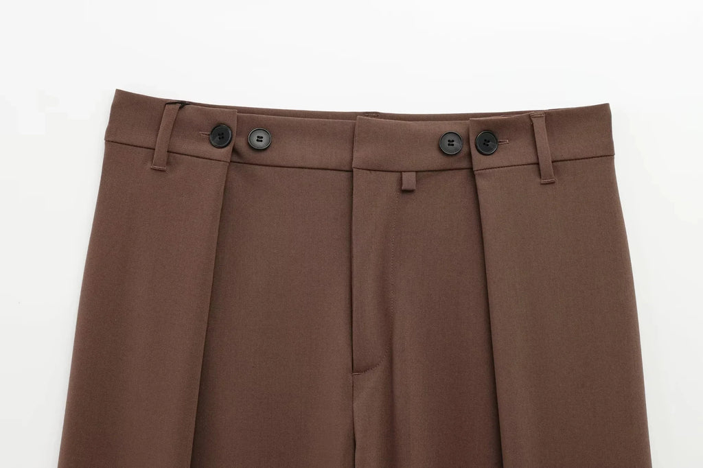 Tailleur Femme Marron — Chic & Intemporel
