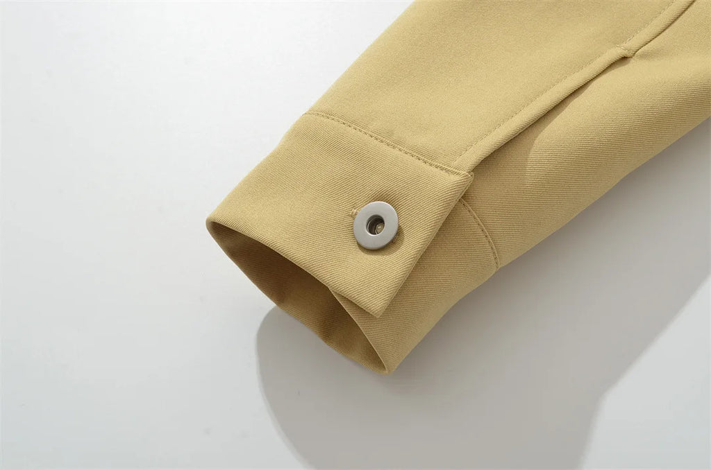 Veste femme unie, décontractée, à col à revers, avec fermeture zippée et poches, coupe cintrée, confortable, élégante, premium, style rétro