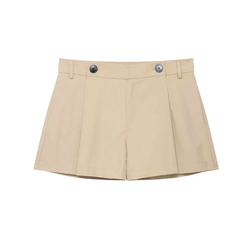 Ensemble femme 2025 automne : veste chic avec ceinture type trench et mini-short. Tenue décontractée, mode, coupe ample