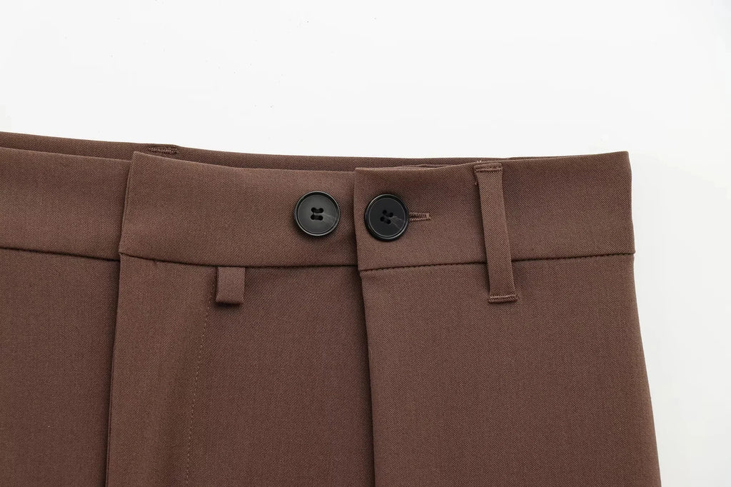 Tailleur Femme Marron — Chic & Intemporel
