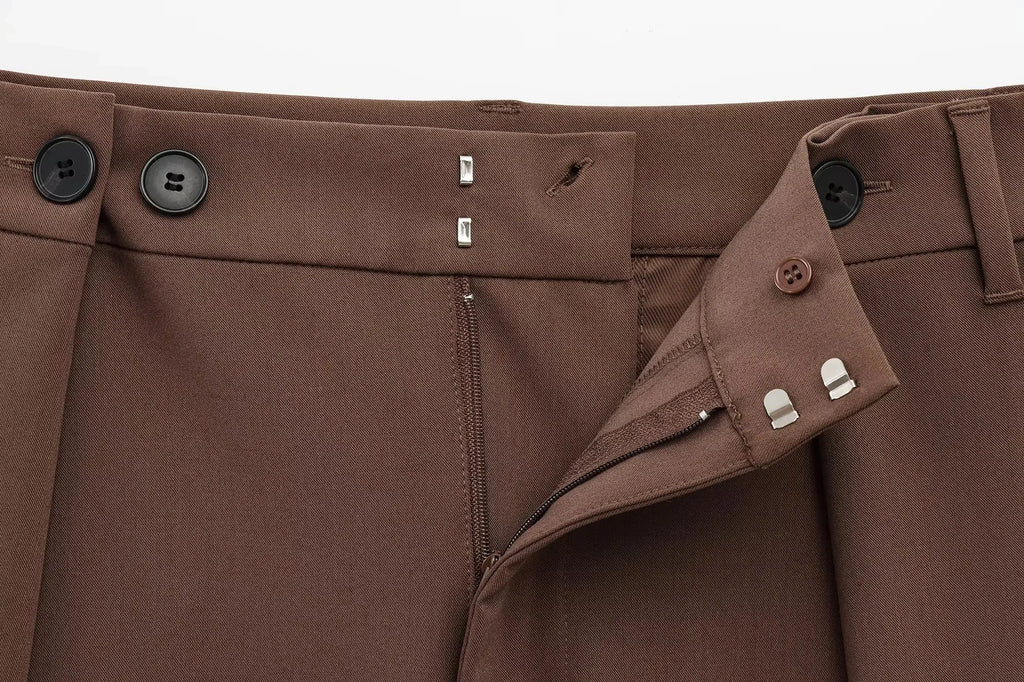 Tailleur Femme Marron — Chic & Intemporel