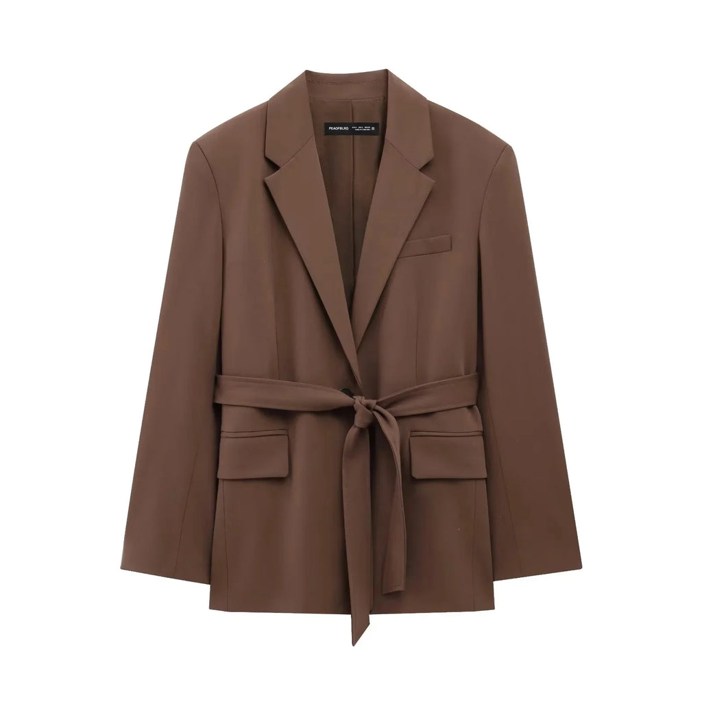 Tailleur Femme Marron — Chic & Intemporel