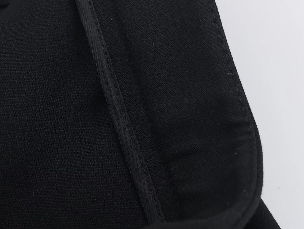 Ensemble femme 2 pièces – Blazer à manches longues avec boucle + pantalon droit – Tenue chic et élégante.