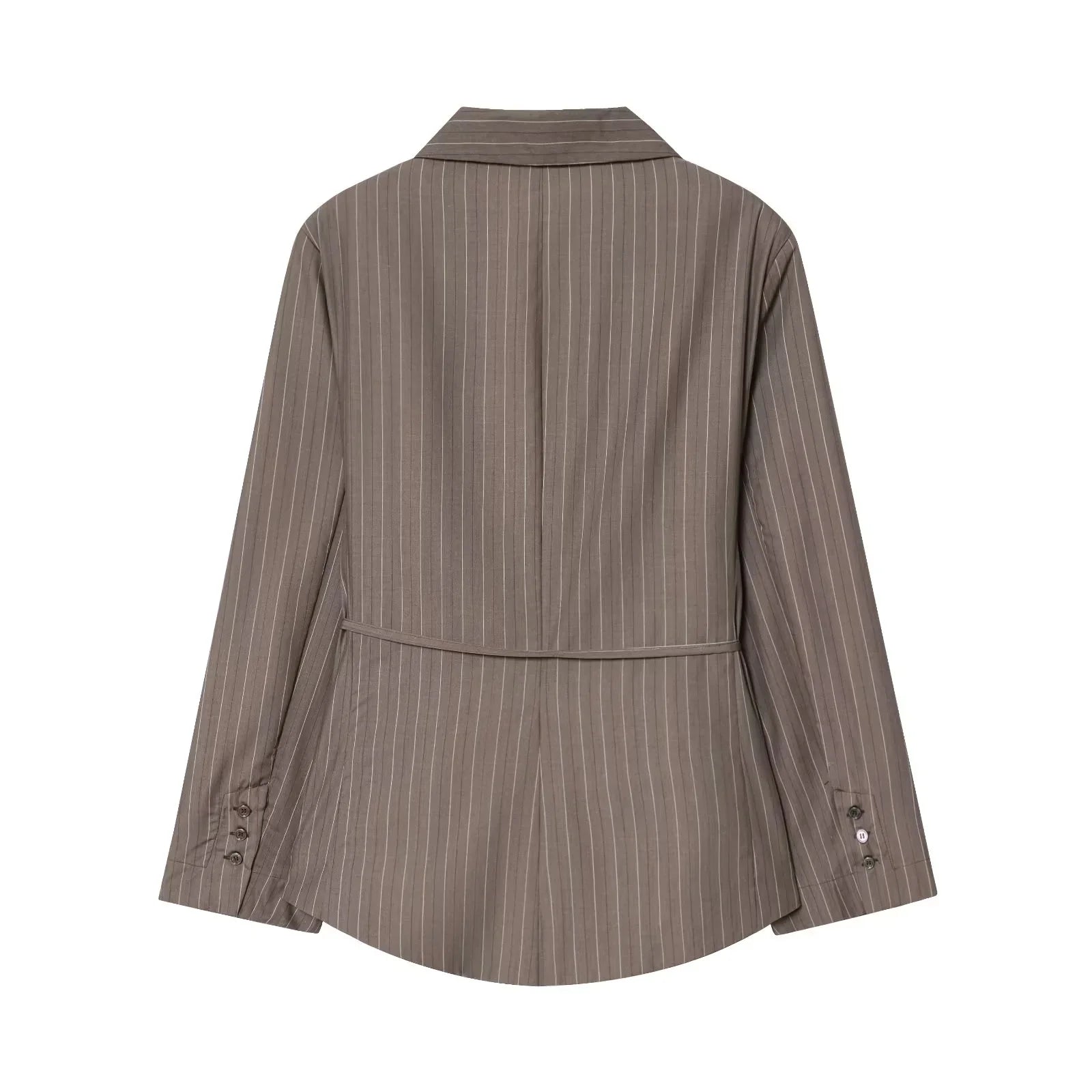 Set Blazer & Pantalon Rayures Fines – Style Moderne