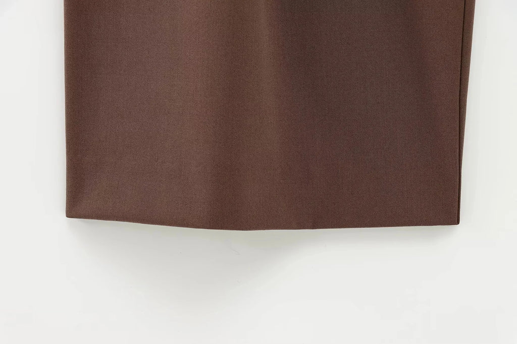 Tailleur Femme Marron — Chic & Intemporel